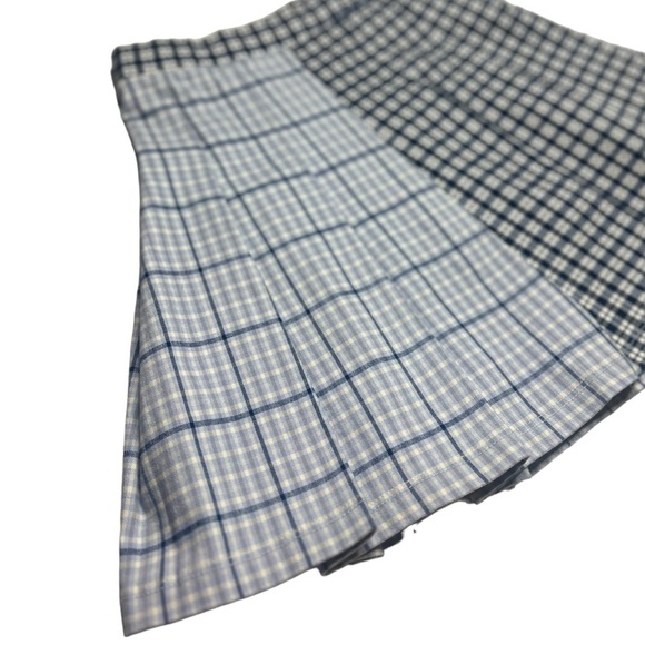 Full Tilt pleated, blue plaid mini skirt - size XS - Picture 3 of 7